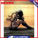 DIY Oil Paint by Numbers Abstract Smoke Coded Hand Painted Drawing Home Decor