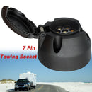 7Pin EU Towbar Towing Plugs Truck RV Caravan Socket Trailer Connector 12V Plug