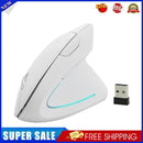 Wireless Vertical Mouse 2.4GHz USB Receiver 6 Buttons Ergonomic PC Mice