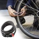Bike Lock - Anti-Theft Coiled Secure 4-Ddigit Combination Bicycle Cable Lock