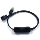 5V 4 Pin to 2 Way USB Adapter Converters Cables PC Fan Computer Cables H9V5