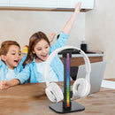 RGB Gaming Headphone Stand Display Holder for Gamer PC (USB Pickup Light) Newly