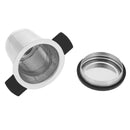 Stainless Steel Tea Strainers Infuser Steeping Loose Leaf Tea Filter(Black)