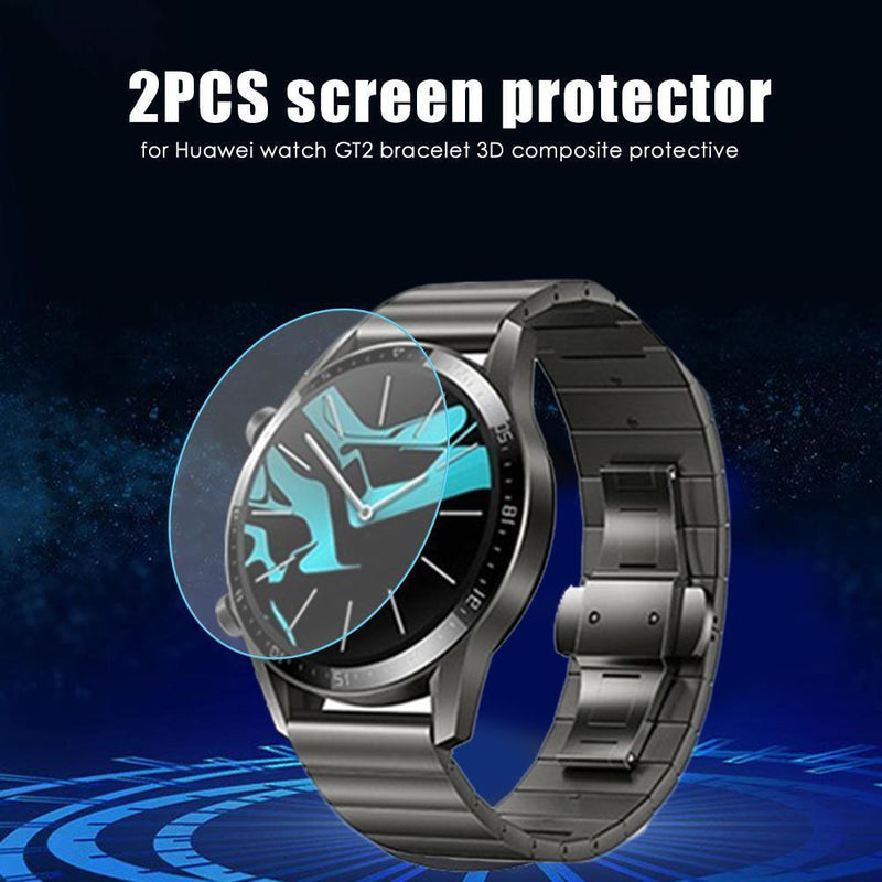 2pcs 9H Hardness High Sensitive Screen Protector Film Cover for Huawei Watch GT2