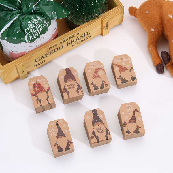 Decoration Wrapping Supplies Christmas Labels Kraft Tag Hang Tags Gift Wrapping