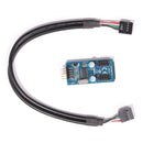 USB Header Adapter Card 1 to 2 9Pin to Dual 9Pin HUB Connector Splitter