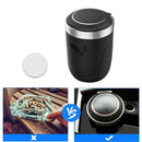 Black Car Ashtray Cup LED Indicator Smokeless Dual-Purpose Cigarette Holder#