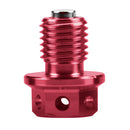 Universal Magnetic Motorbike Oil Drain Screw M12 Motorcycle Plug Part (Red)