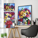 5D DIY Flower Special Shaped Diamond Painting Cross Stitch Kits Bedroom Wall Art