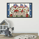 Diamond Painting Independence Day Full Round Drill Rhinestone Picture