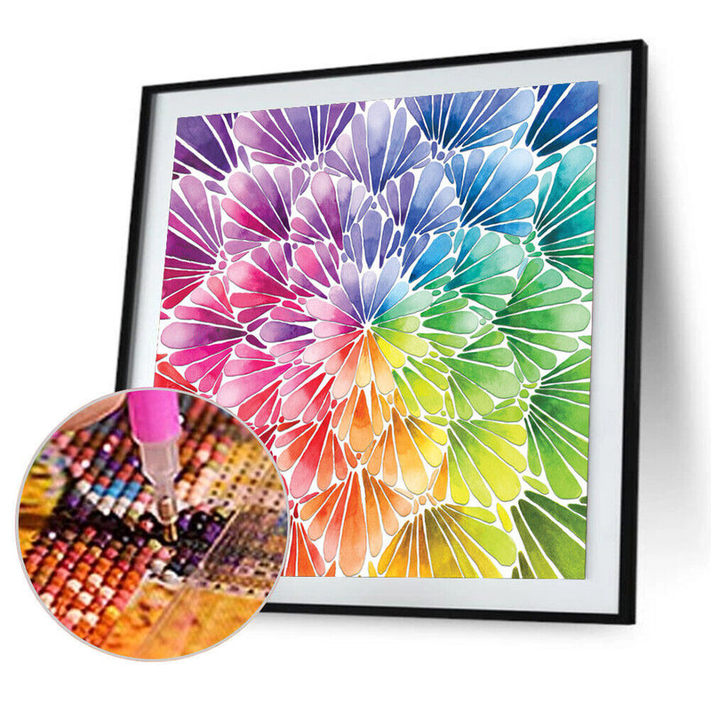 DIY Diamond Painting Kits Blooming Flowers Full Round Drill Home Decoration Gift