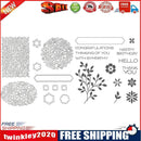 Flower Birthday Cutting Dies Silicone Clear Seal Stamp for Scrapbooking (C)