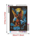 5D DIY Full Drill Diamond Painting Animal Embroidery Mosaic Kits Bedroom Deco