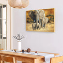 Home Decoration Grassland Elephant DIY Full Round Drill Diamond Painting Kit