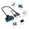 USB to SATA Adapter Cable Data Converter 3.0 to 2.5''/3.5'' For HDD SSD USB: