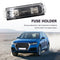 Car Audio Fuse Holder Transparent Cover Car Fuse Box for Automotive Boat Marine