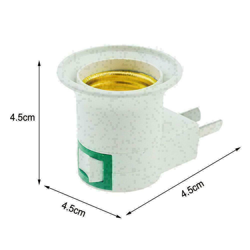 E27 Light Bulb Socket Holder Plug-in Adaptor Screw Wall I0D2 O4N1 7Y6T Base G2V2