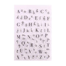 Letter Alphabet Cookie Cutter Embosser Stamp Sticky Tools Decorating G3F9 X5U1