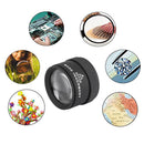 30X Magnifying Glass K9 Optical Lens Monocle Magnifier for Coin Stamps Loup