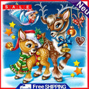 5D DIY Mosaic Kit Ski Dog Bead Art Full Drill Diamond Painting Home Wall Gift