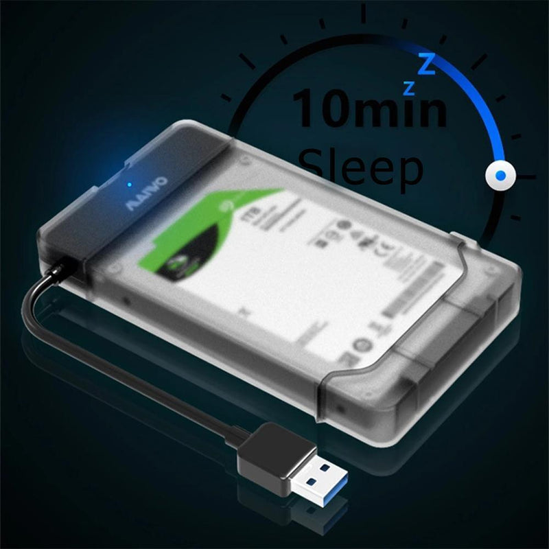 MAIWO K104 2.5-inch USB 3.0 SATA HDD Box Hard Disk Drive Transparent Case