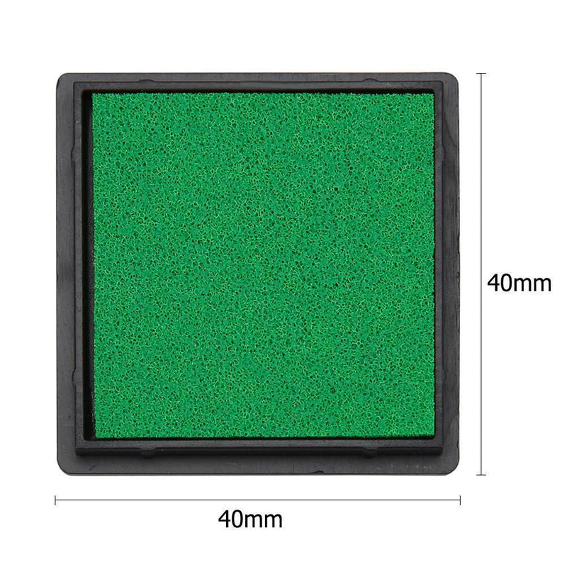 Fingerprint Square Inkpad for DIY Scrapbook Card Paper Craft Stamp (Green) Newly