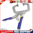 Multi-functional Flat Locking Grip Vise ?Pliers Carbon Steel C Clamp (11in)