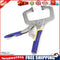 Multi-functional Flat Locking Grip Vise ?Pliers Carbon Steel C Clamp (11in)