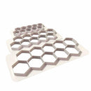 3X Hexagon Fondant Ausstecher Kuchen Biskuitform Dekor Backen Gadget CC J1P5