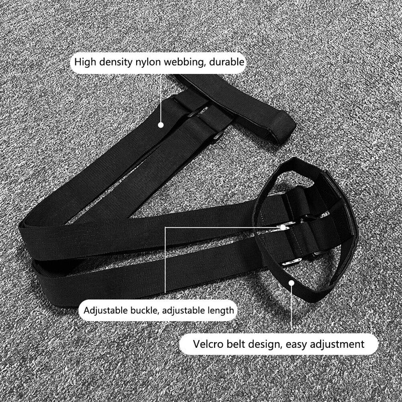 Nylon Skiing Pole Shoulder Hand Carrier Lash Handle Straps for Ski Snowboard