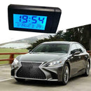 2 in 1 LED Digital Car Time Clocks Thermometer Temperatures Backlight Auto H2N4