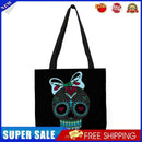 Dog Printed Shoulder Shopping Bag Casual Large Tote Handbag (40*40cm)