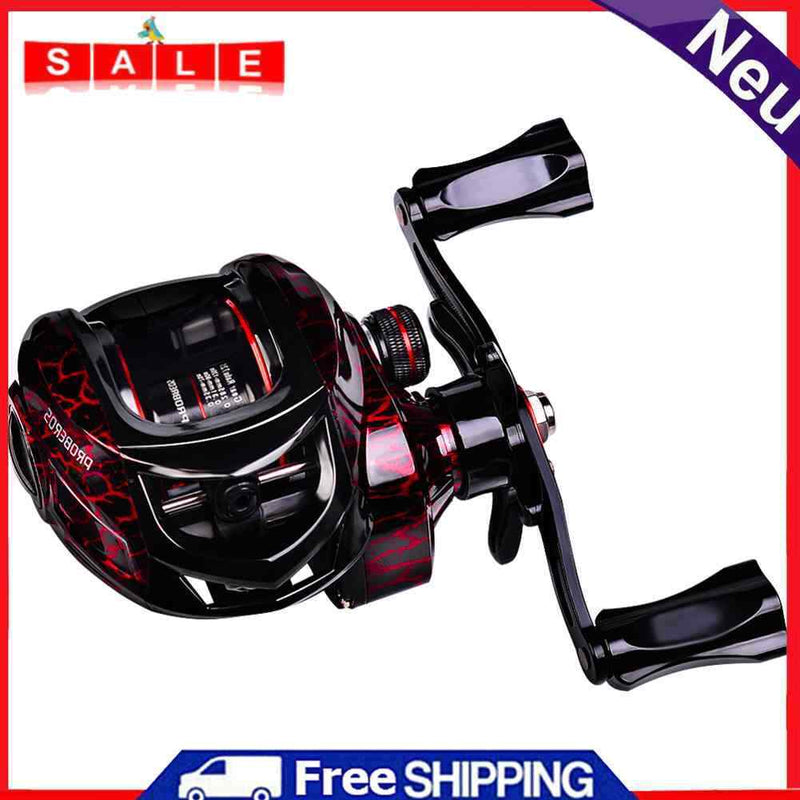 Left Right Hand Baitcasting Fishing Reel 7.2:1 Bait Casting Fishing Wheel Fishing