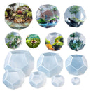 Three-Dimensional Pentagon Silicone Molds 7pcs Craft Supplies for Home Ornament