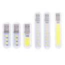 Mini Portable USB Book Light Bright Reading Lamp for Laptop (Yellow 8LED)
