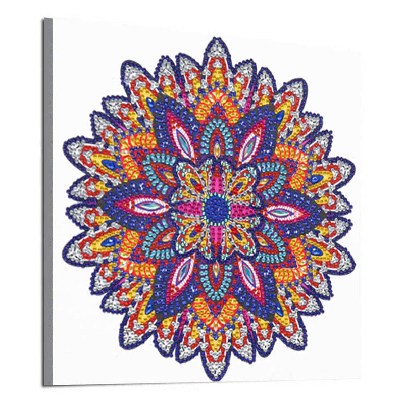 Partial Drill 5D Special Shape Diamond Painting Abstract Mandala Kit (X053)