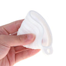 Protable Mini Silicone Foldable Oil Funnel Hopper Kitchen Tool/Nordic White