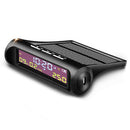 AN01 TPMS Look Solar Car Digital Clock with Date In-Car Temperature Display