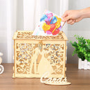 DIY Wooden Wedding Card Boxes Mr Mrs Business Card Wood Box Holder Wedding