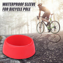Mountain Bike Seat Post Silicone Ring Dust Cover Cycling Seatpost (S Red)