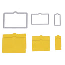 3pcs Frame DIY Scrapbooking the Card Metal Steel Punching Molds Stencils