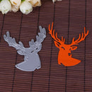 Deer Head Cutting Dies Stencils Scrapbook Embossing DIY Craft Card Gift-177665