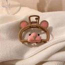 Hollow Bear Cherry Sweet Headwears Geometric Hairpins Hair Claws Hair Clips