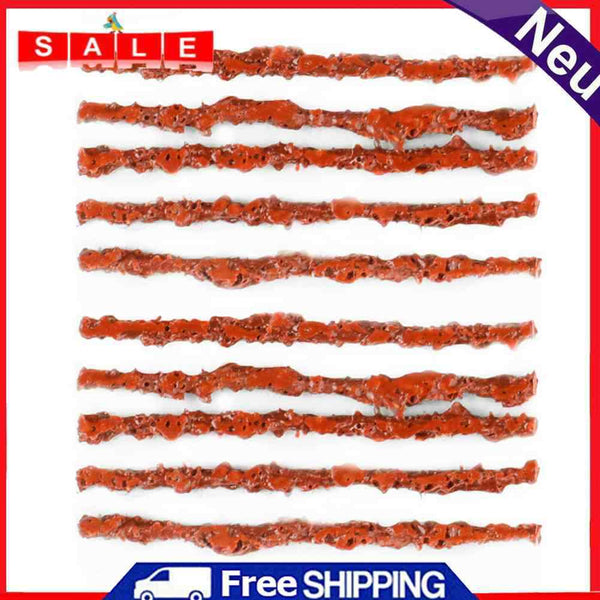 50pcs Tubeless Tire Seals Repair Strips Mountain Bike Tyre Puncture Rubber Strip