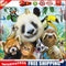 Panda Friends Paint By Numbers Kit DIY Frameless Acrylic Picture On Canvas