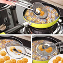 Steel Fried Chicken Drumsticks Filter Spoon Strainers Food Clip Colander