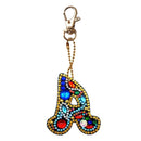 DIY Key Chain Diamond Painting Letters Women Bag Keyring Pendant Gift (A) Newly