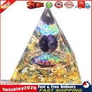 Orgone Pyramid Crystal Amethyst Peridot Healing Stone Energy Generator (C) Newly