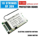 10S 36V Li-Ion Lipolymer Battery Protection Board For E-Bike`