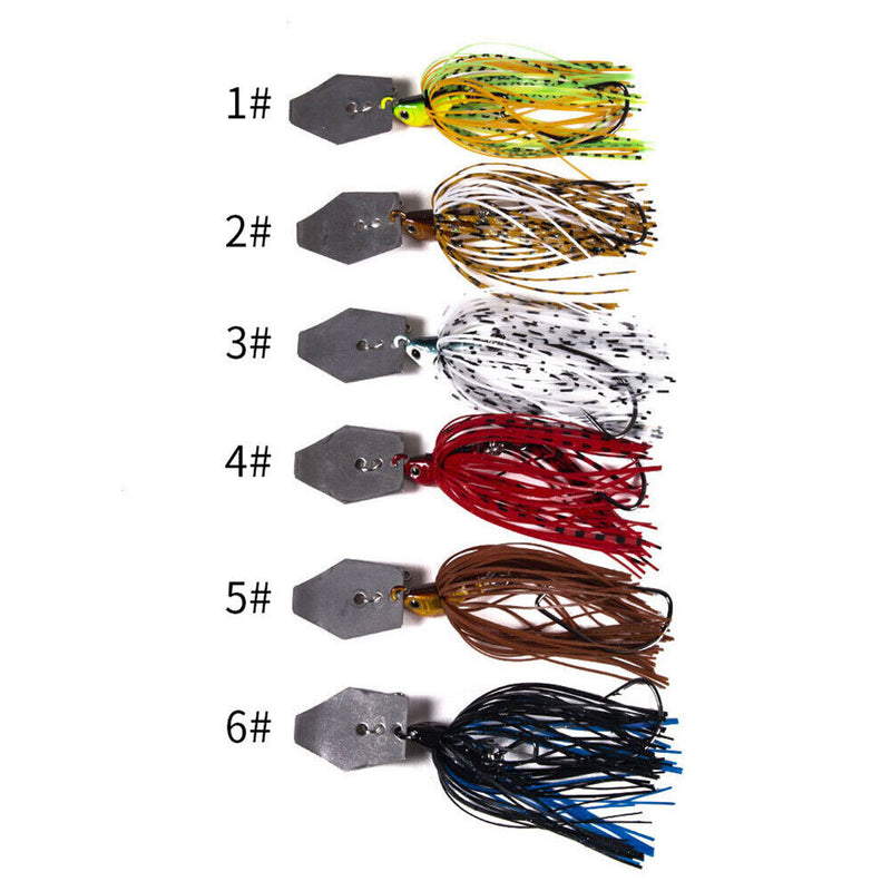 6x Iron Metal Sequins Lures 11g Sea Fishing Metal Plate Sinking Lead Jig Bait
